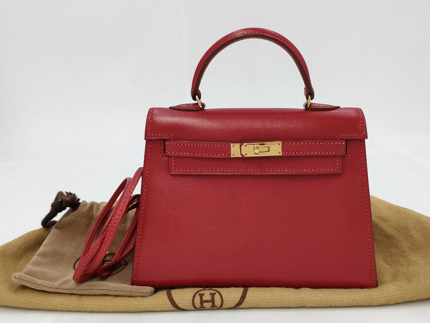 HERMES Kelly Pochette Handbag Hermes Kelly Bag