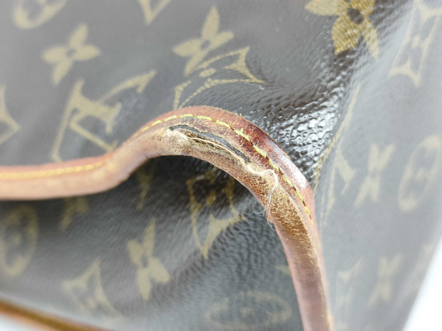 LOUIS VUITTON M40007 Monogram LOUIS VUITTON Popincourt Handbag FL0055