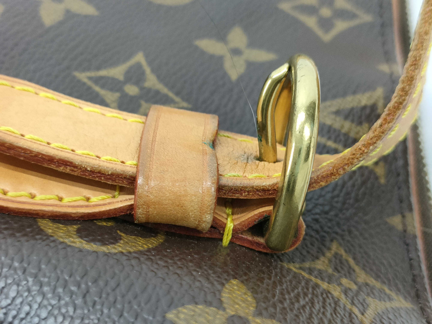 LOUIS VUITTON M40007 Monogram LOUIS VUITTON Popincourt Handbag FL0055