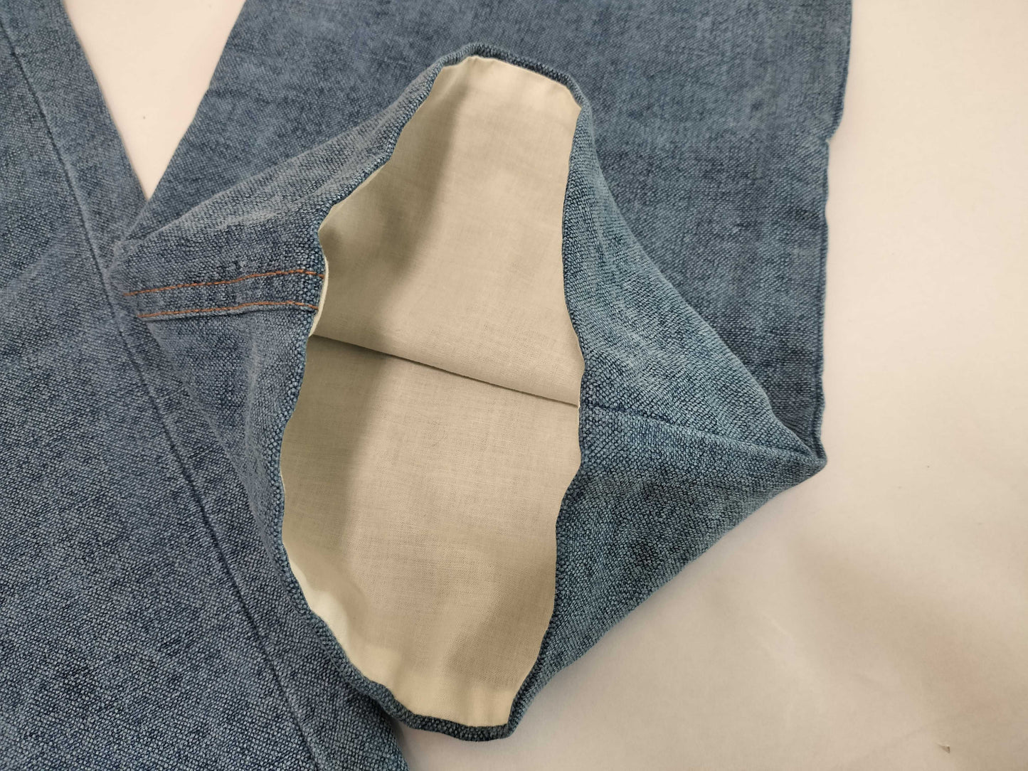 LOEWE LOEWE Linen Wide Denim Easy Pants Blue Pants
