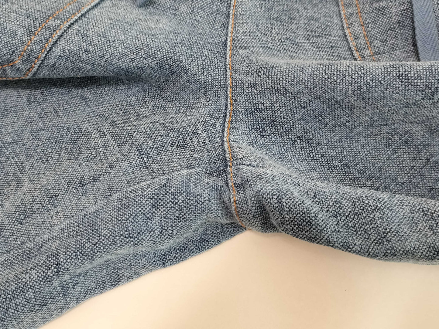 LOEWE LOEWE Linen Wide Denim Easy Pants Blue Pants