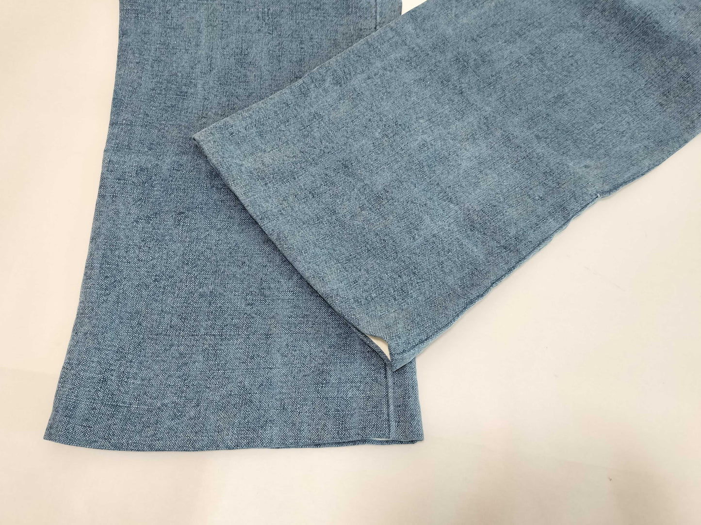 LOEWE LOEWE Linen Wide Denim Easy Pants Blue Pants