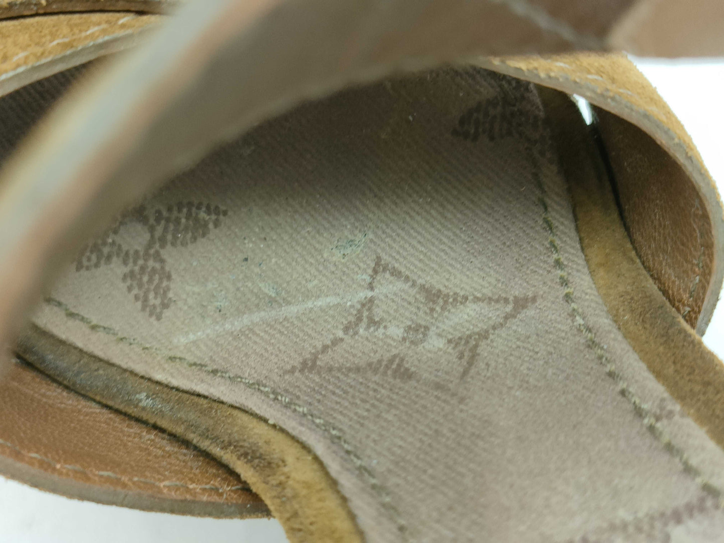 LOUIS VUITTON LOUIS VUITTON Sunlight Wedge Sandals Size 34