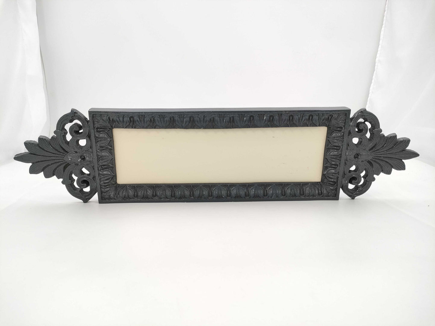HERMES HERMES VIP Special Order Plate Nameplate Sign Metal Silver Other Ceramic