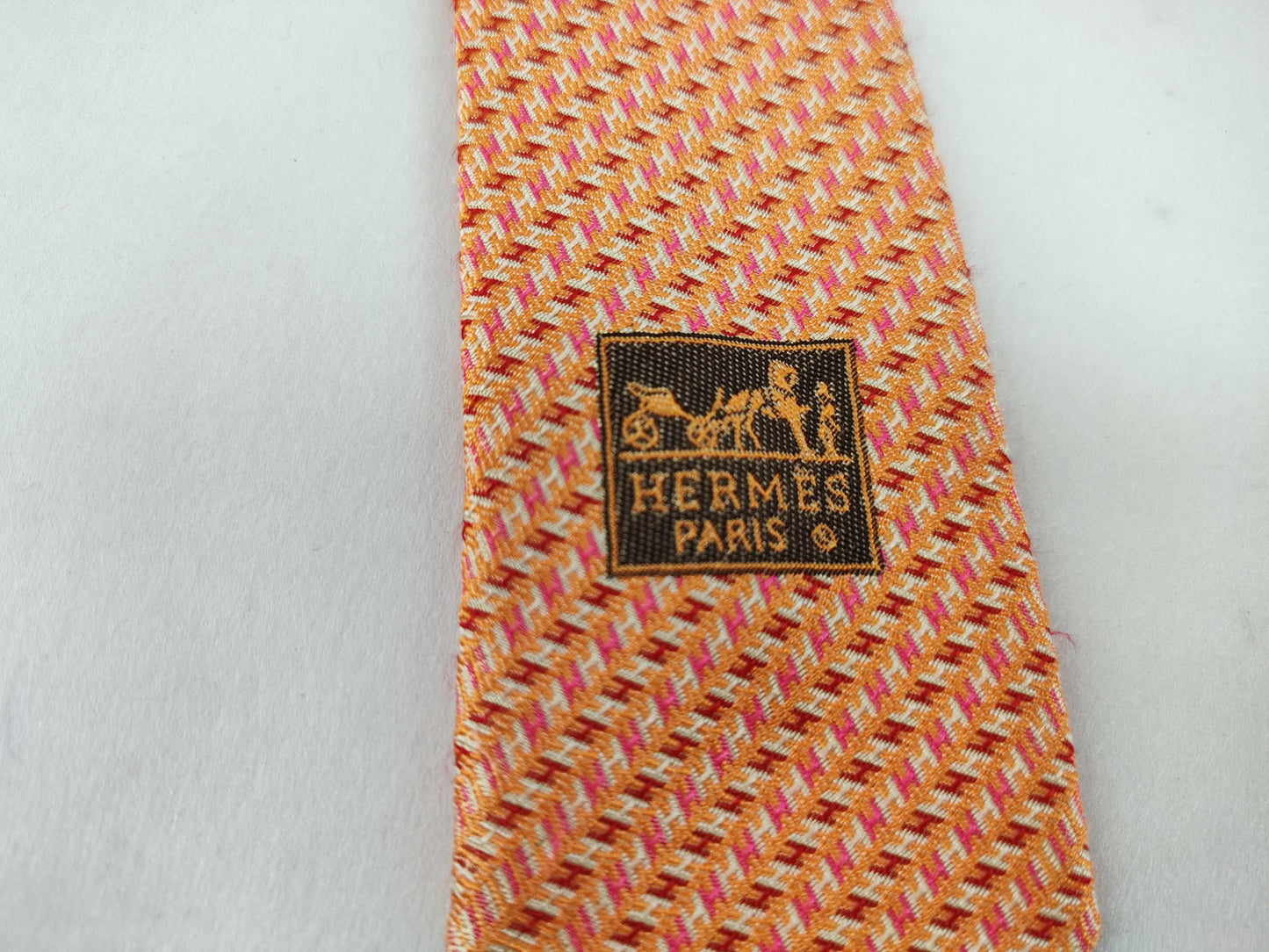 HERMES Necktie with Box Other Accessories
