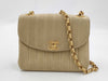 CHANEL Mademoiselle Chain Shoulder Bag Beige