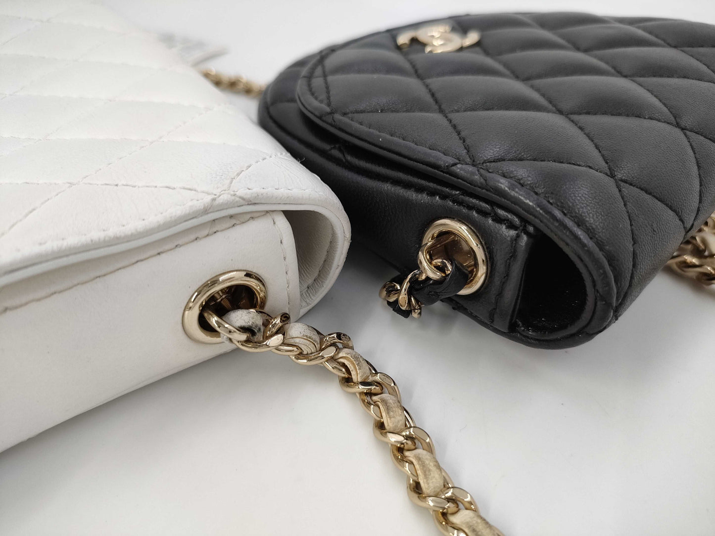 CHANEL Twin Matelasse Lambskin Shoulder Bag, No. 27