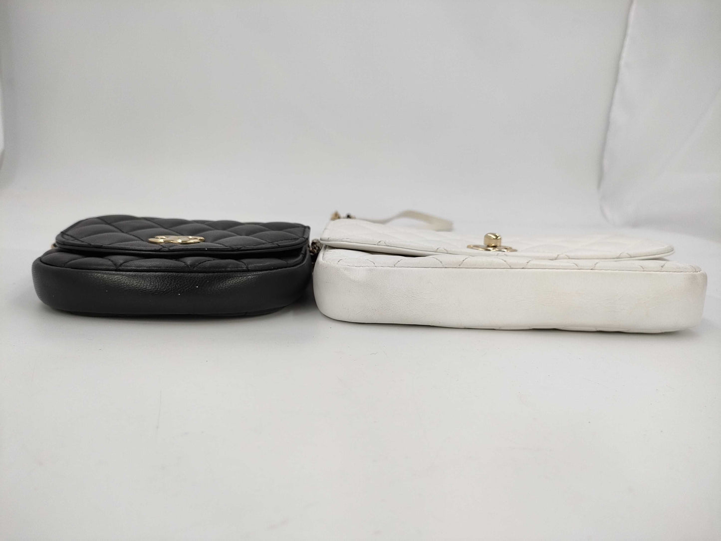 CHANEL Twin Matelasse Lambskin Shoulder Bag, No. 27