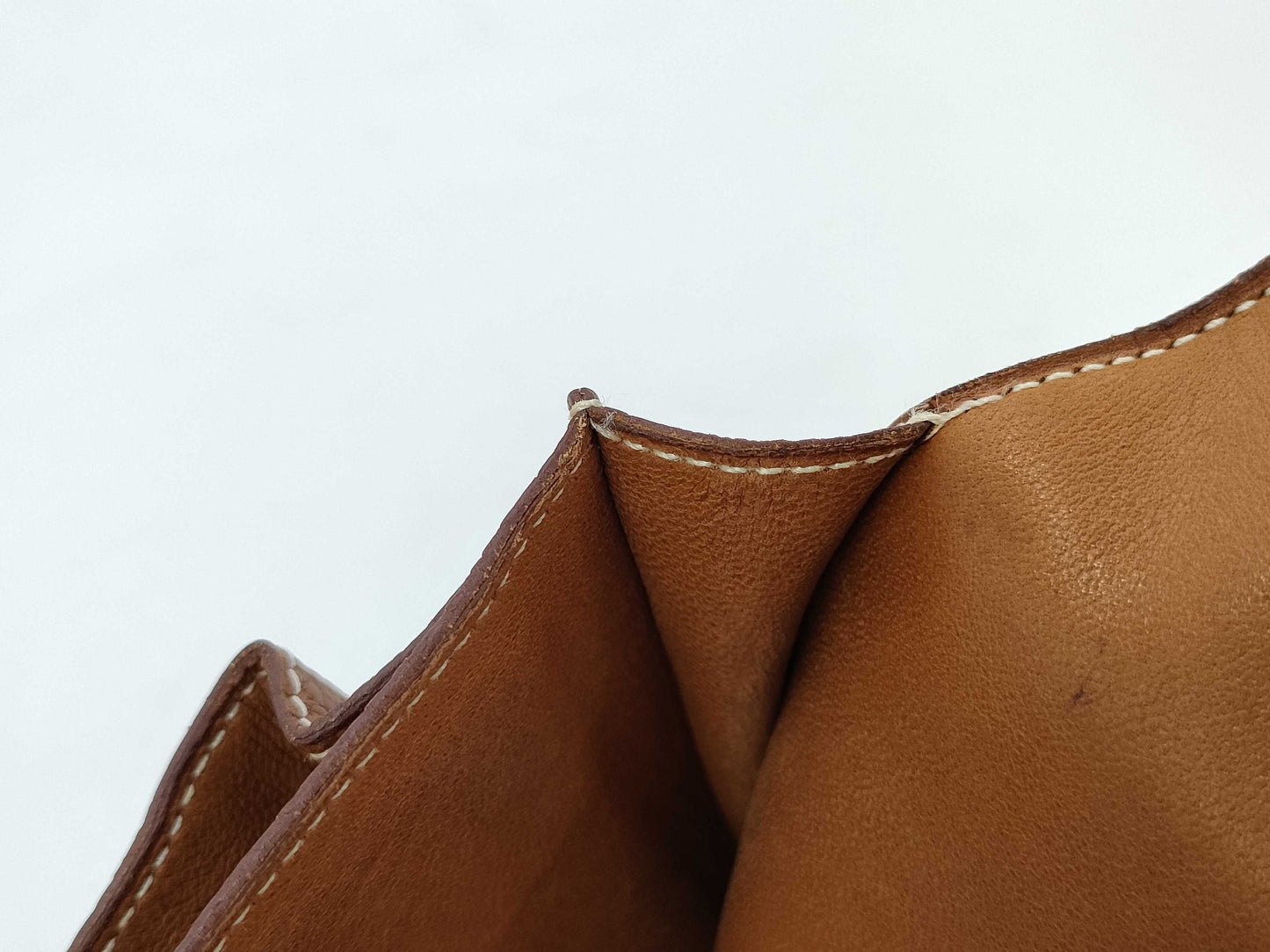 HERMES Dogon Waist Pouch with Silver Hardware, Brown Shoulder Bag