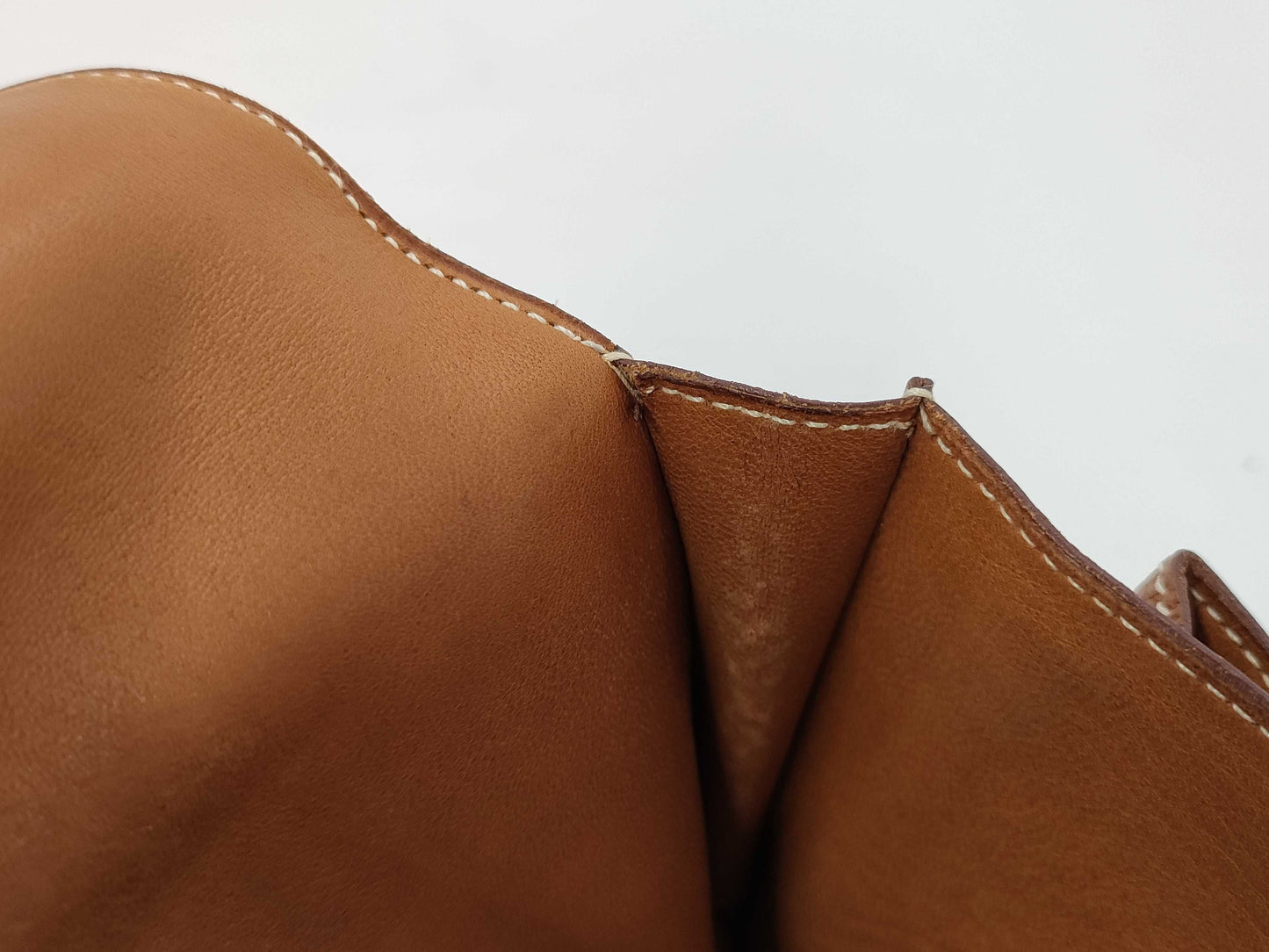 HERMES Dogon Waist Pouch with Silver Hardware, Brown Shoulder Bag