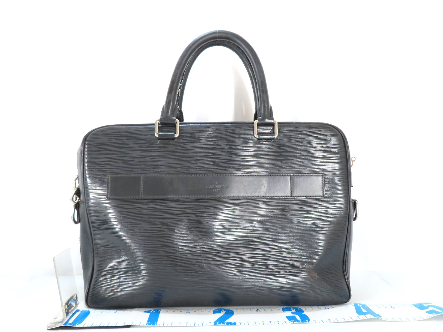 LOUIS VUITTON Epi LV Bag Epi Black Business Bag