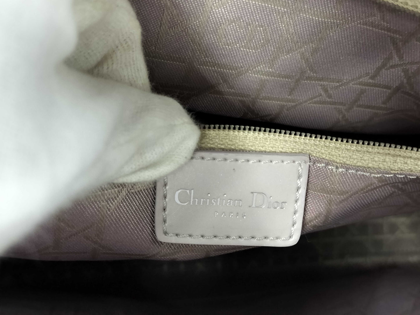 Dior Christian Dior Marispearl Tote Bag Enamel Pink Handbag
