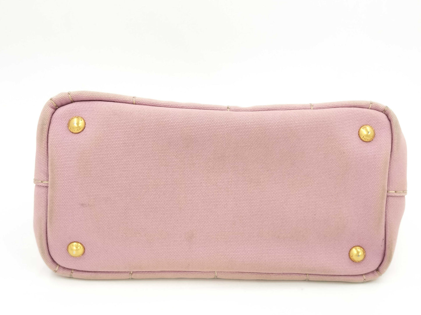 PRADA Canapa Mini 2-way Canvas Handbag in Pink