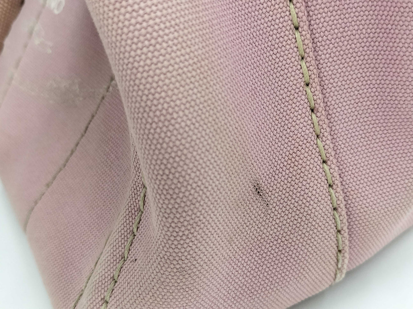 PRADA Canapa Mini 2-way Canvas Handbag in Pink