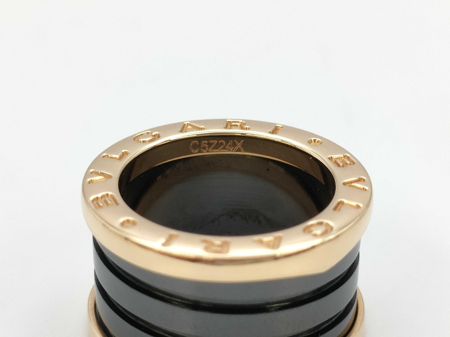 BVLGARI B.zero1 #47 Ceramic PG 750 9.2g Ring