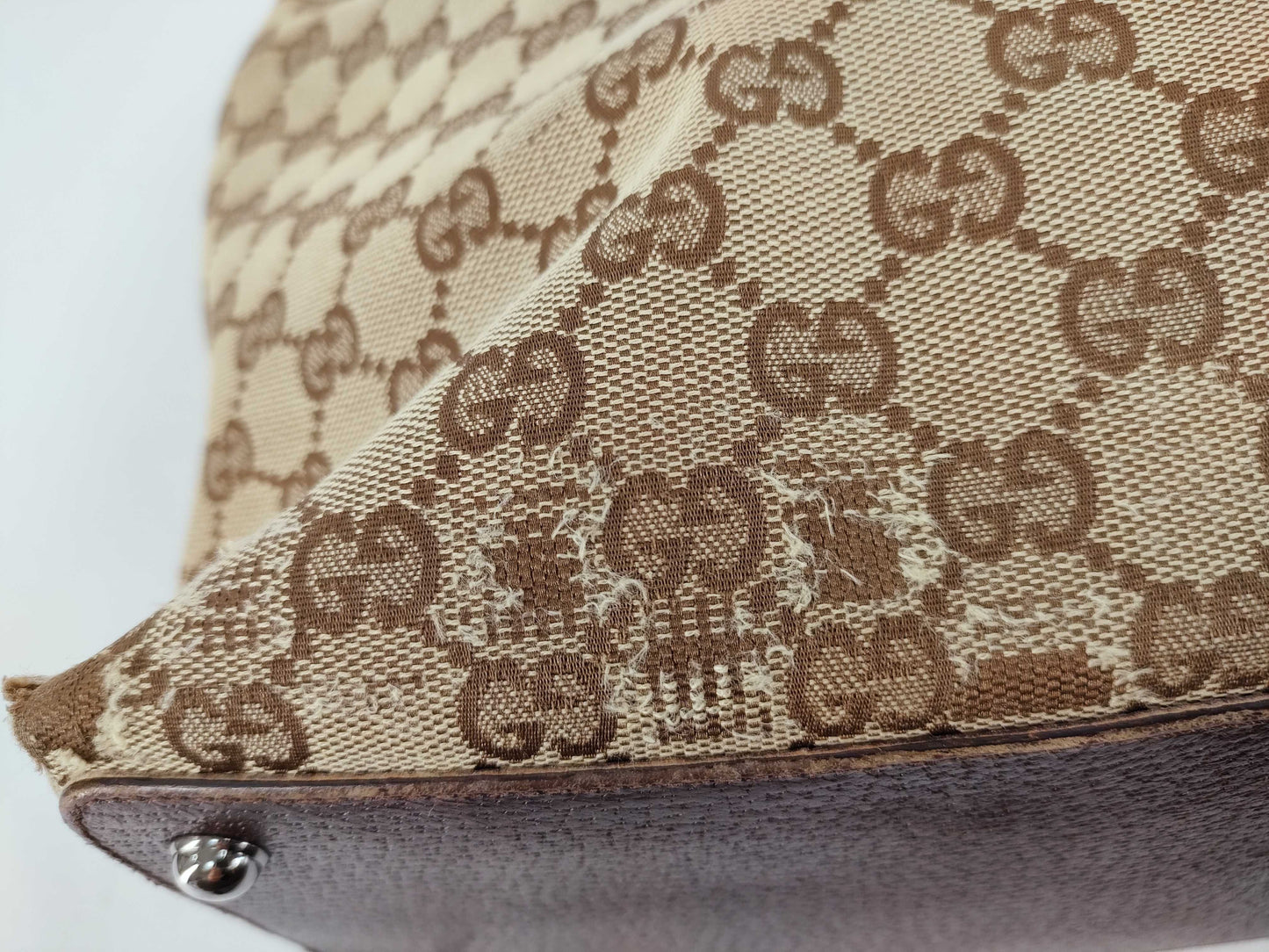 GUCCI GG Canvas Tote Bag