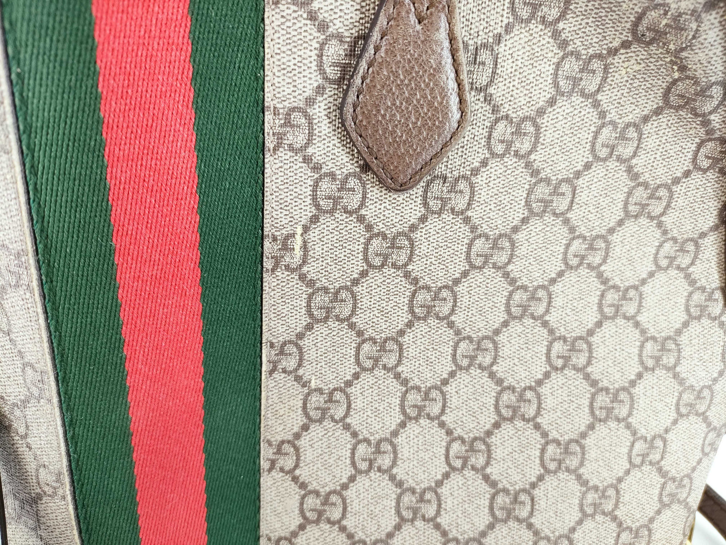 GUCCI GG Supreme Ophidia PVC 2-Way Shoulder Bag