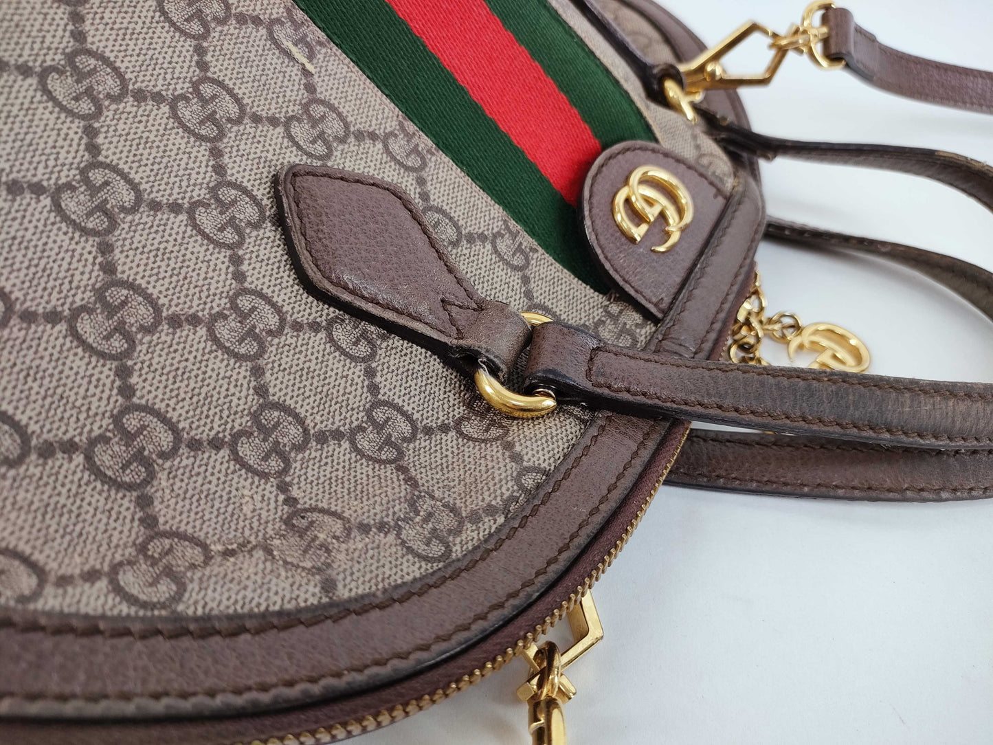 GUCCI GG Supreme Ophidia PVC 2-Way Shoulder Bag