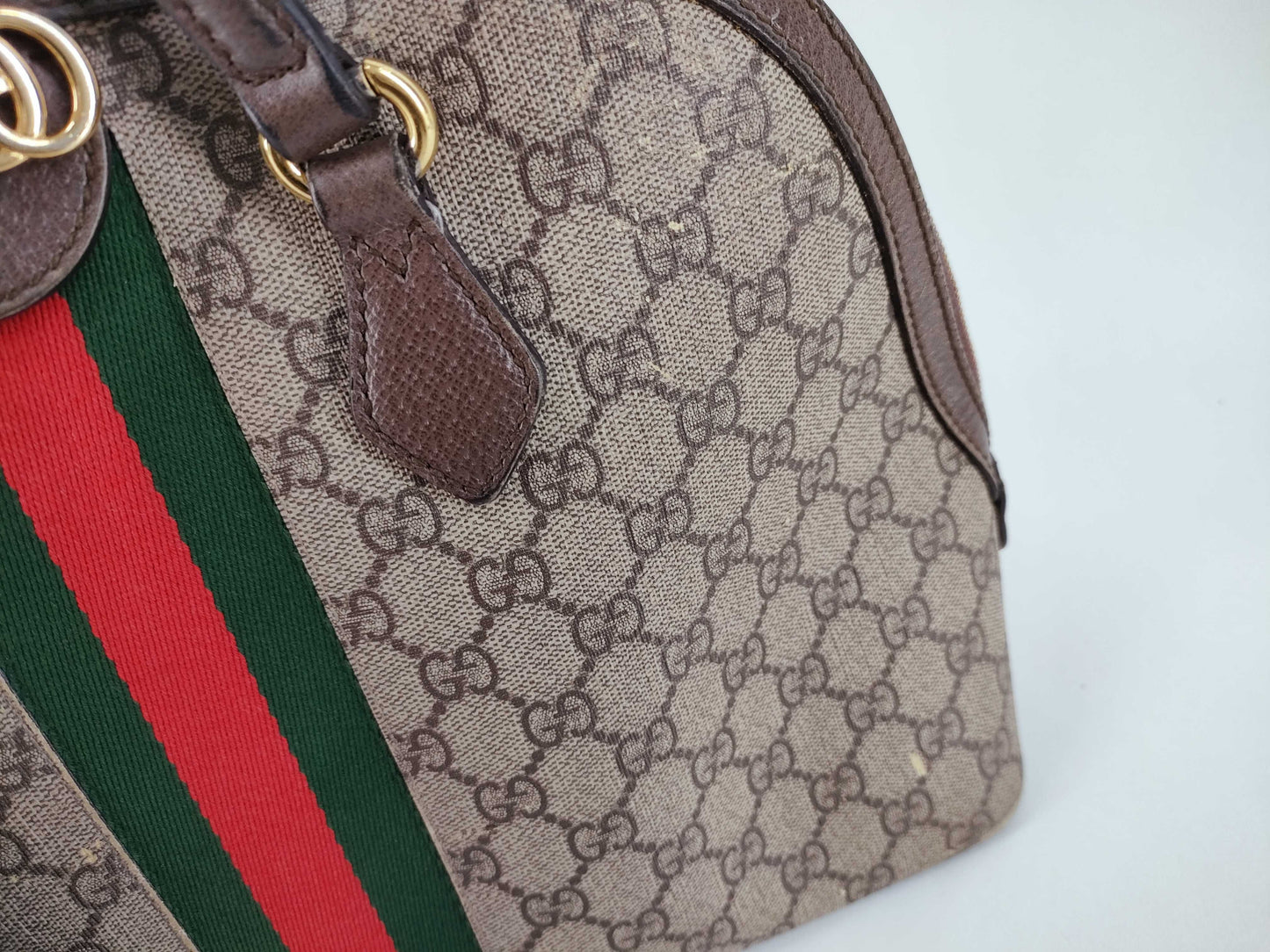 GUCCI GG Supreme Ophidia PVC 2-Way Shoulder Bag