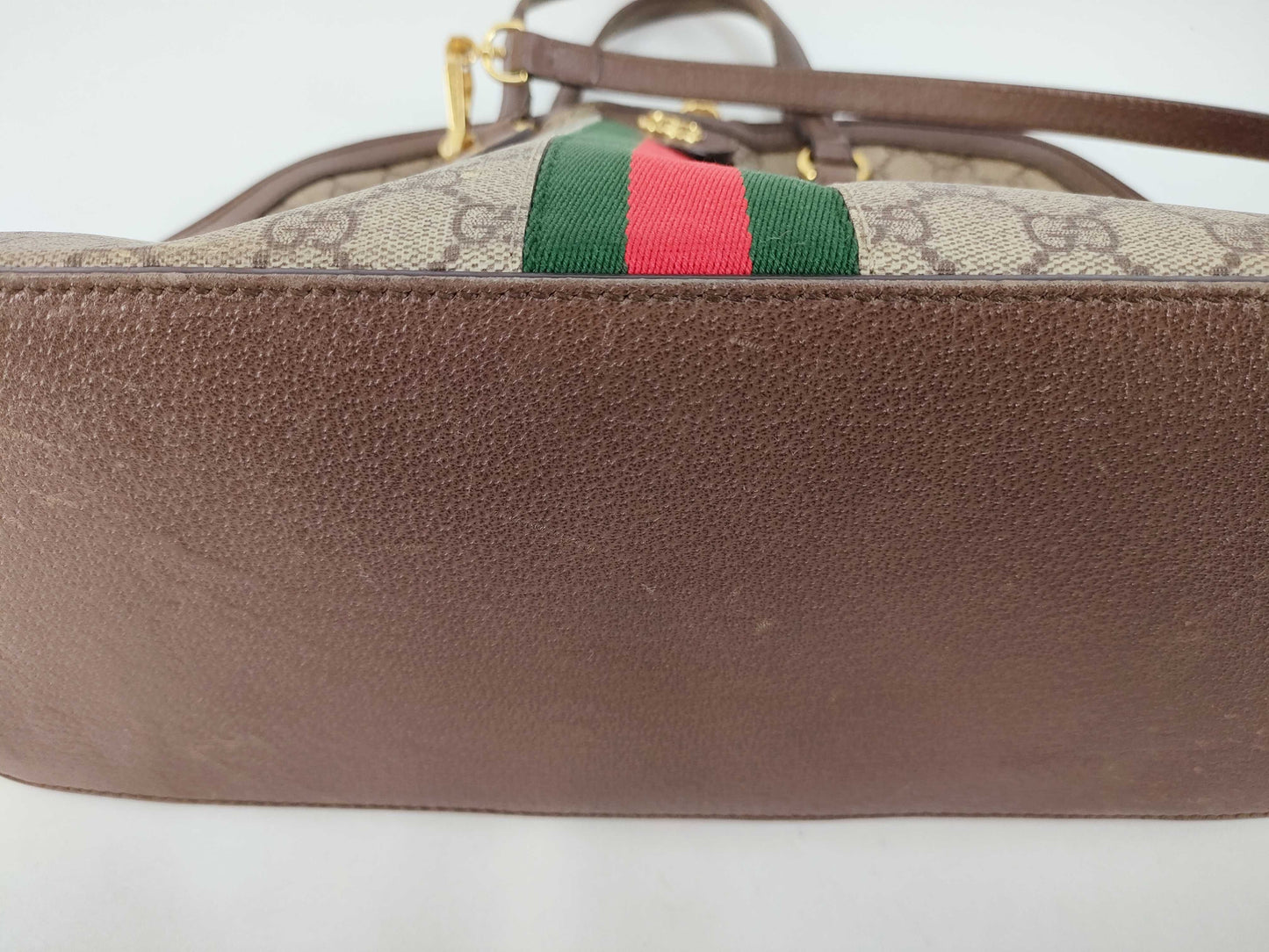 GUCCI GG Supreme Ophidia PVC 2-Way Shoulder Bag