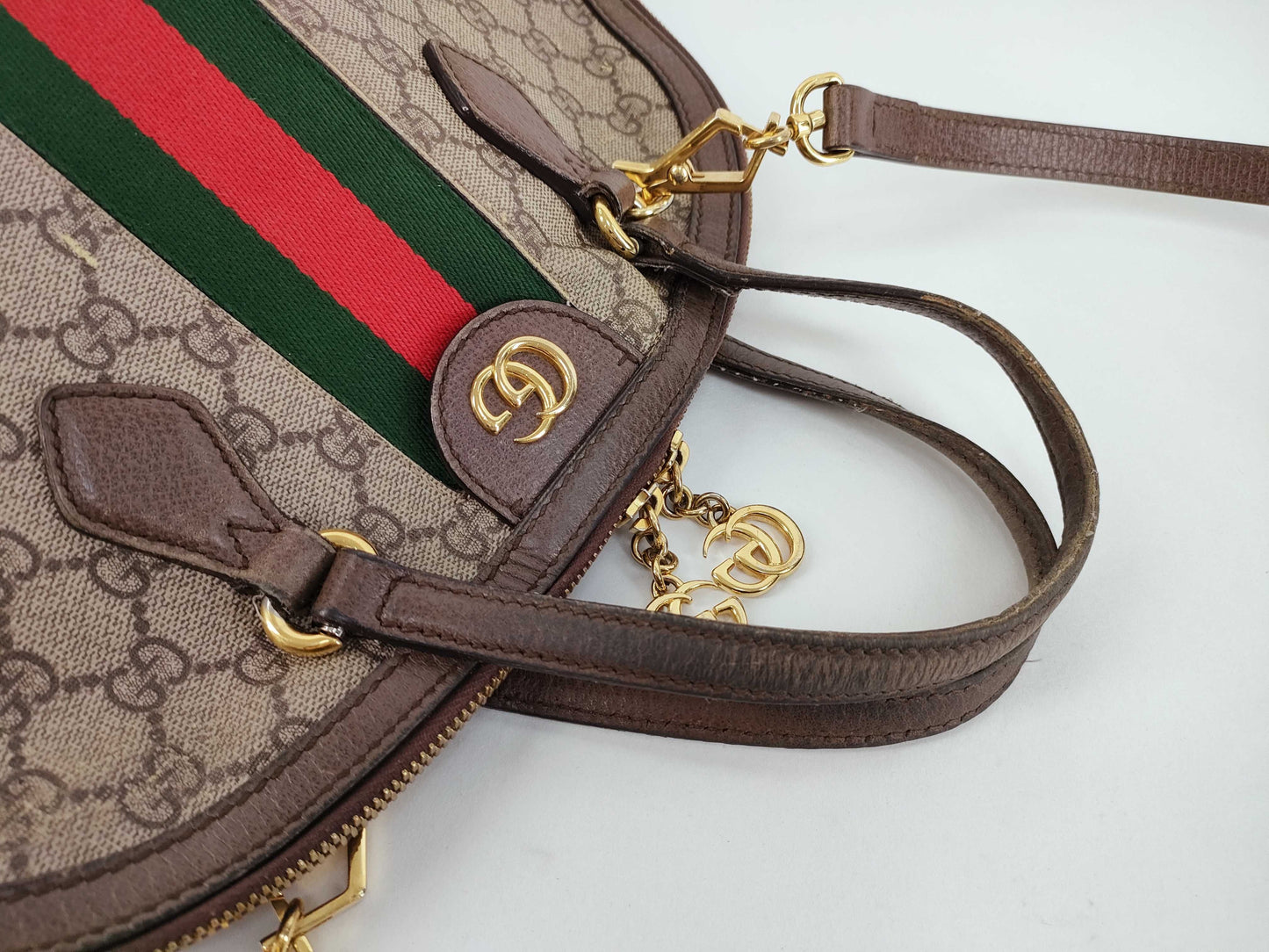 GUCCI GG Supreme Ophidia PVC 2-Way Shoulder Bag