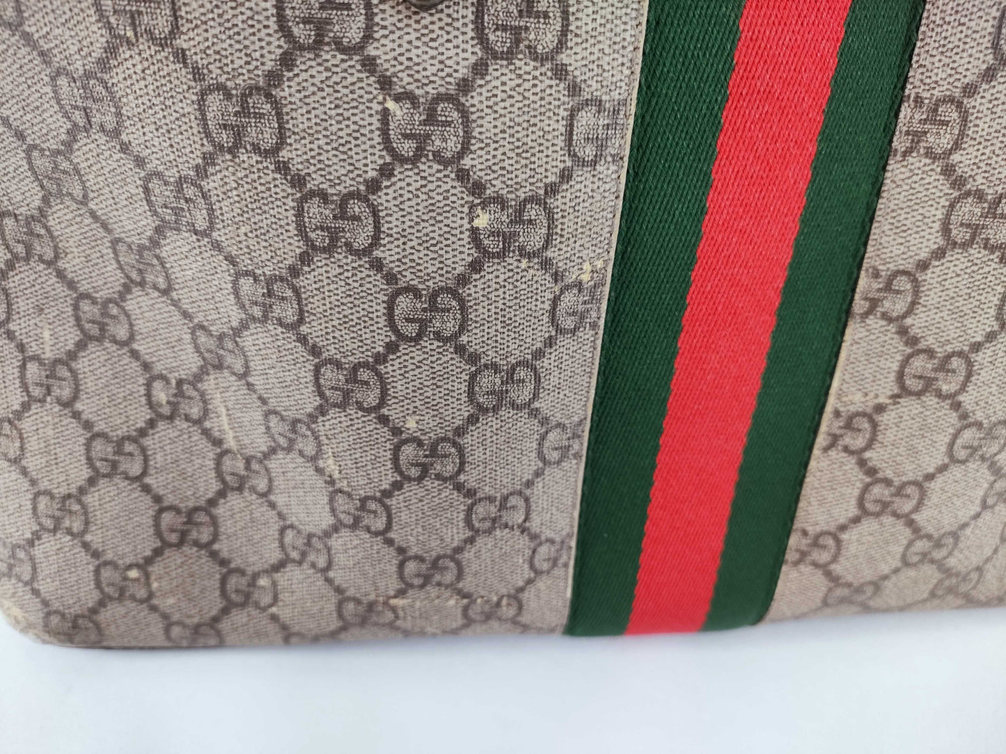 GUCCI GG Supreme Ophidia PVC 2-Way Shoulder Bag