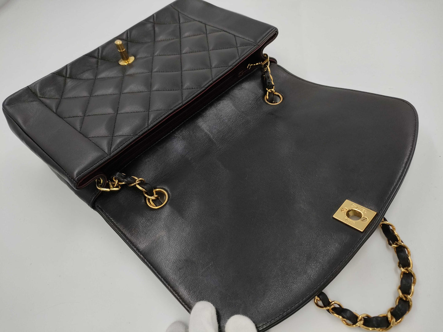 CHANEL Diana 25 Lamb Shoulder Bag