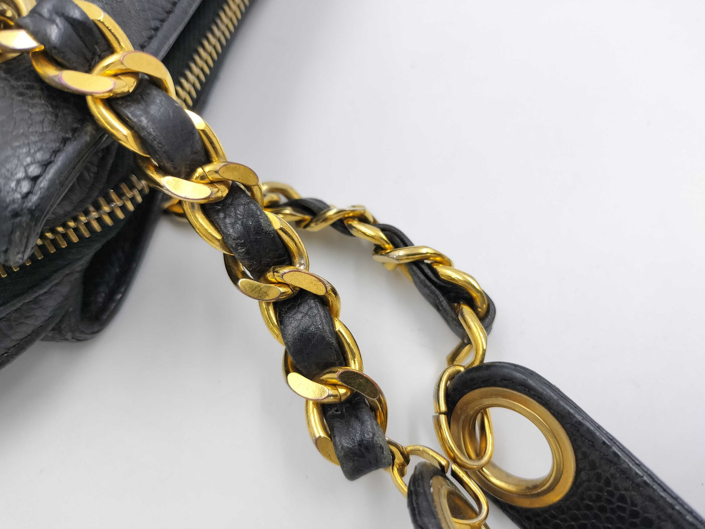 CHANEL Caviar Deca Coco Shoulder Bag