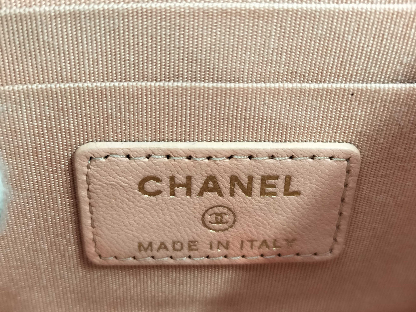 CHANEL Chanel Chain Shoulder Bag Pink Card No. 29 Shoulder Bag