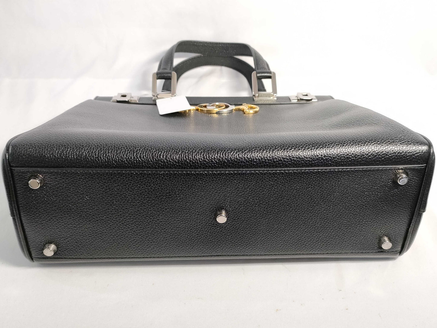 GUCCI 564714 Zumi Medium Tote Bag Black Handbag