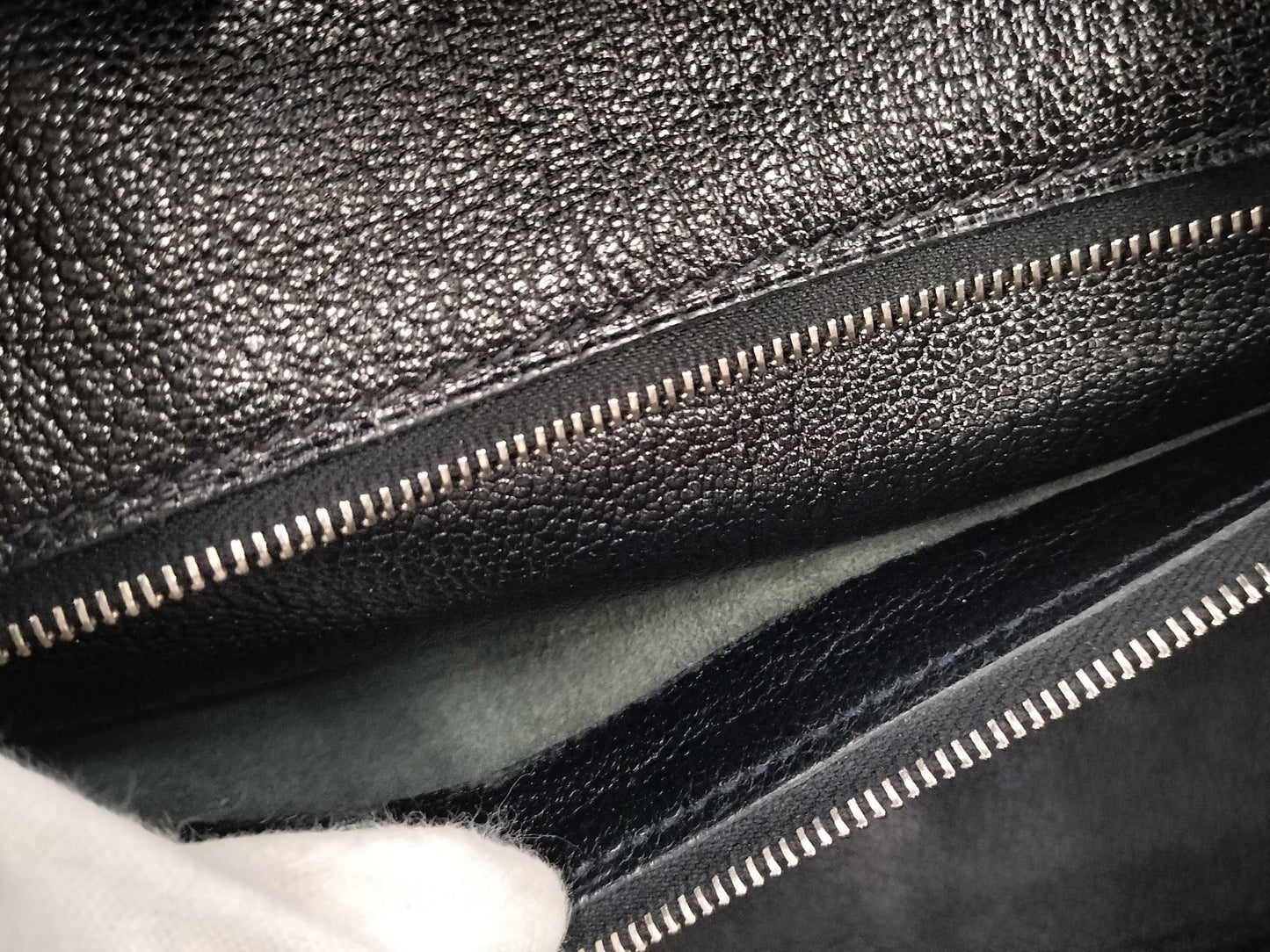 HERMES Togo Birkin 30 Black Handbag with Silver Hardware and □I Stamp