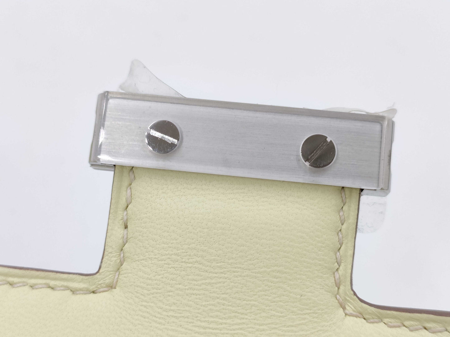 Unused HERMES Constance 19 Mini Jaune Milton Epson Silver Hardware W Stamp Shoulder Bag