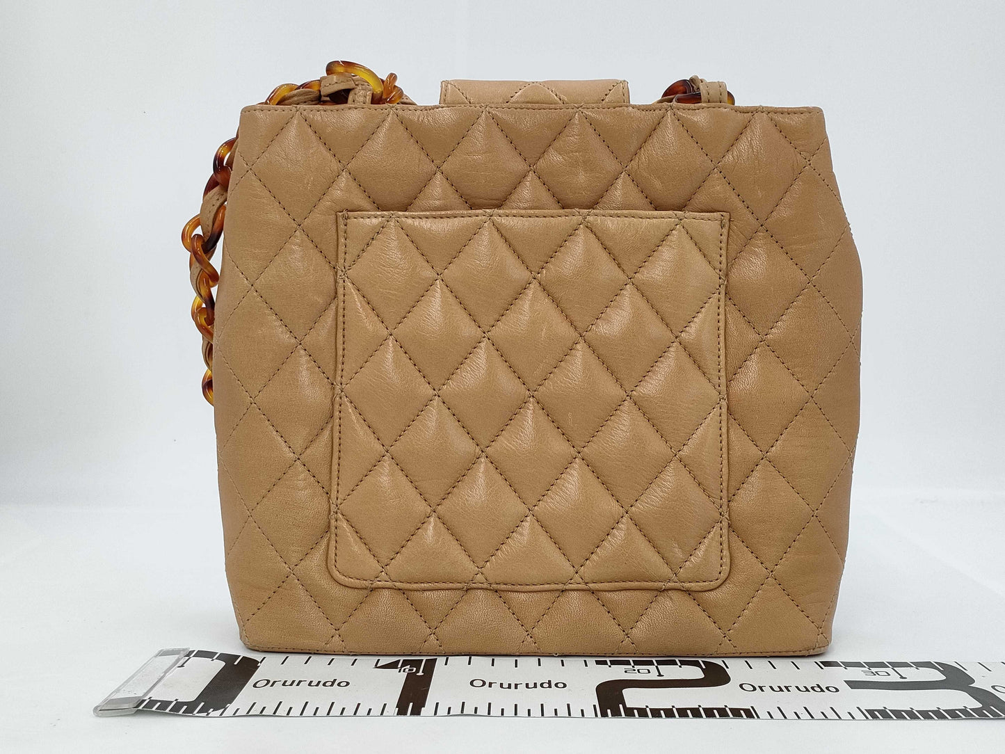 CHANEL Matelasse Turnlock Tortoiseshell Chain Tote Bag Shoulder Bag