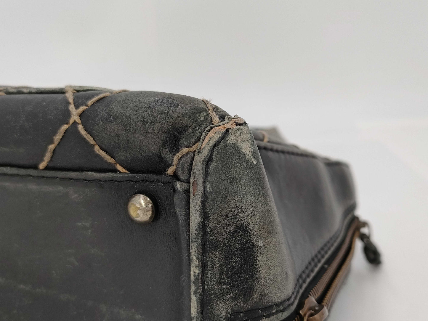 CHANEL Wild Stitch Lamb Handbag