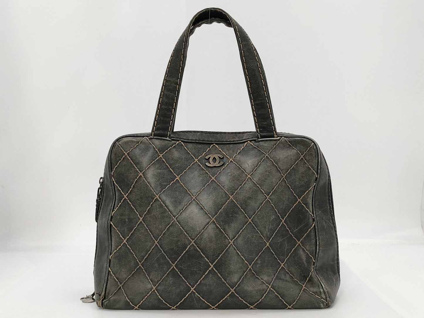 CHANEL Wild Stitch Lamb Handbag