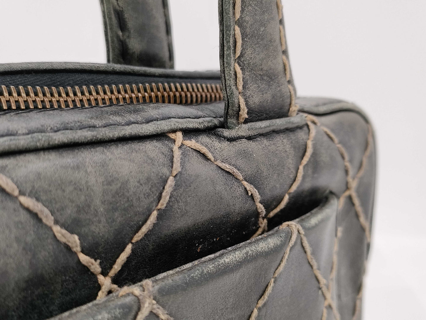 CHANEL Wild Stitch Lamb Handbag
