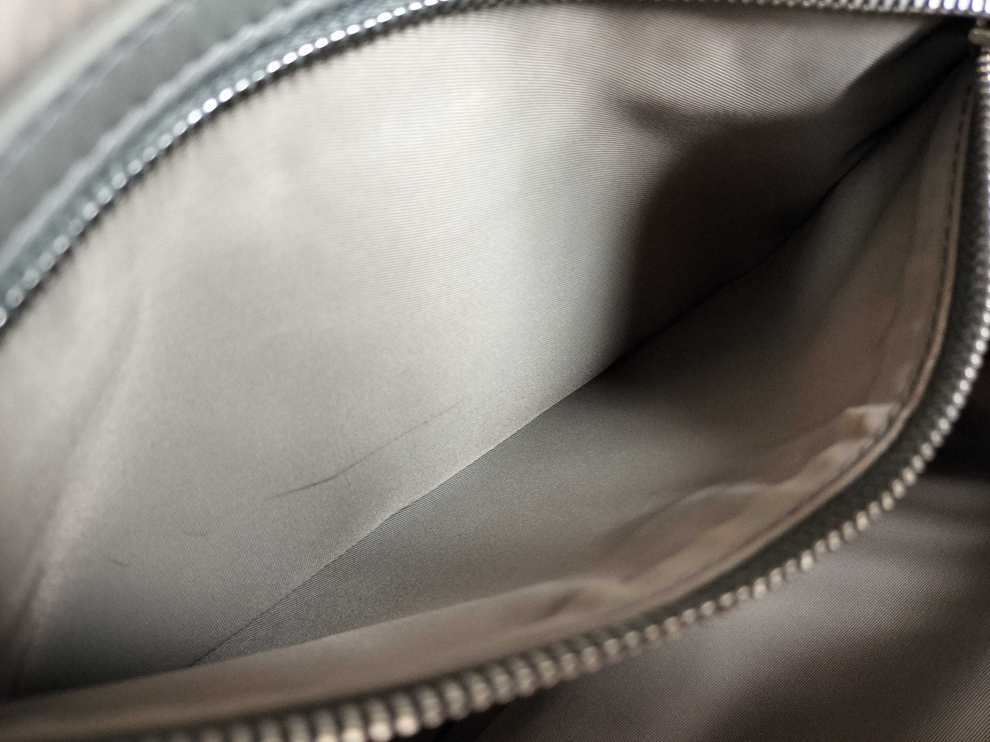 Dior Cannage Nylon Handbag/Shoulder Bag with Charm