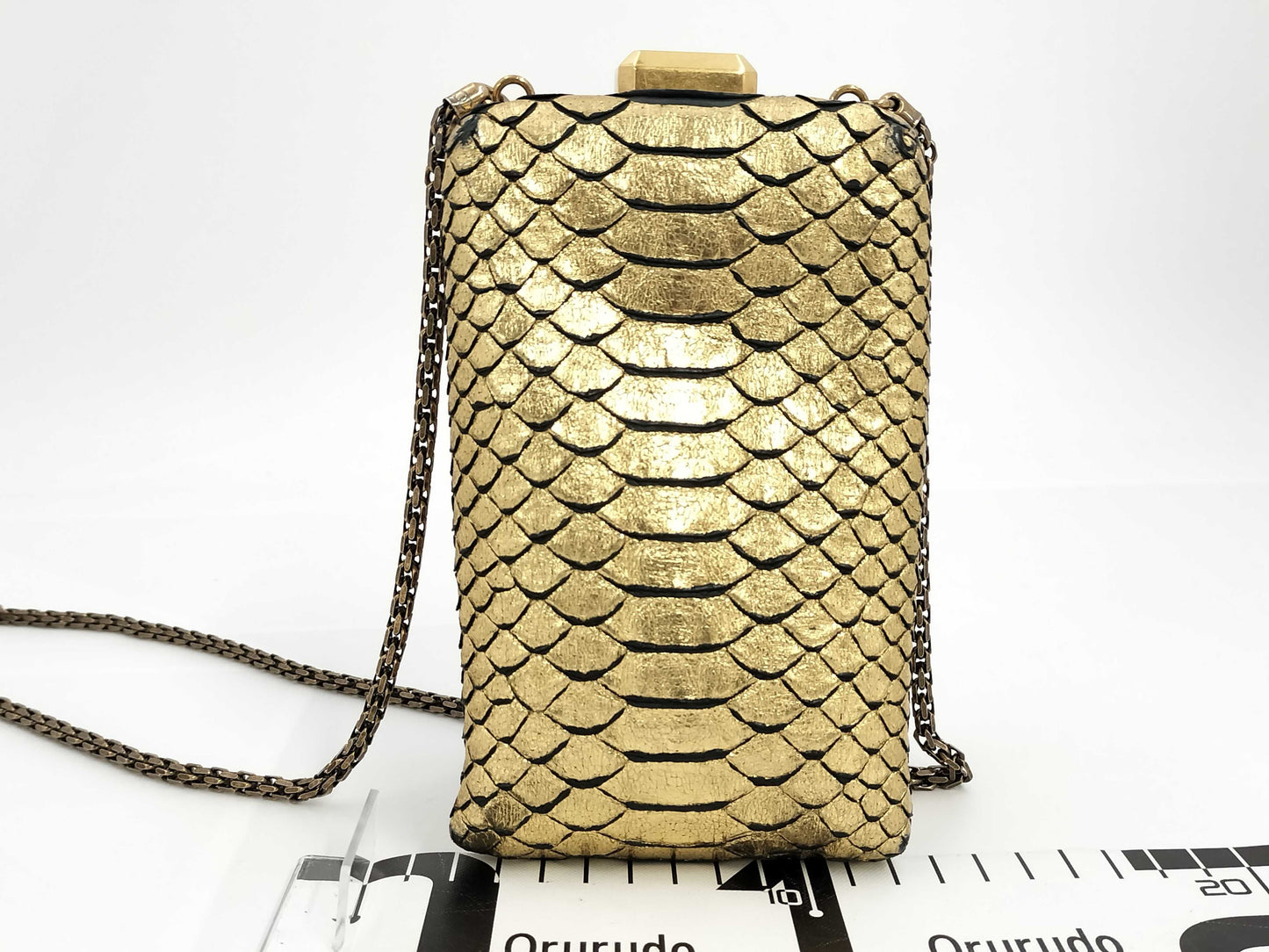 CHANEL Chanel Chain Bag Python Shoulder Bag
