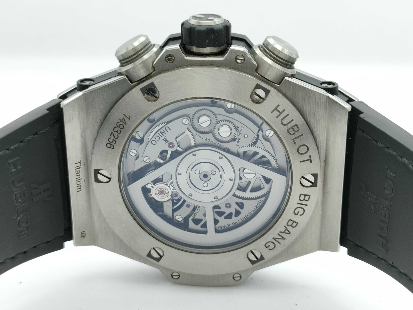 HUBLOT 411.NX.1170.RX.1104 Titanium Big Bang Unico Titanium Diamond Automatic Men's Watch 1493256
