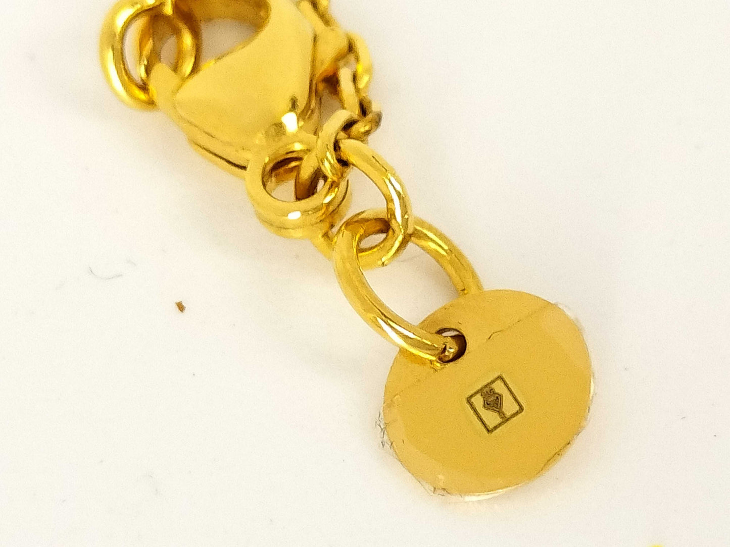 HERMES HERMES Necklace Heart Plate AS DE COEUR Playing Card Necklace