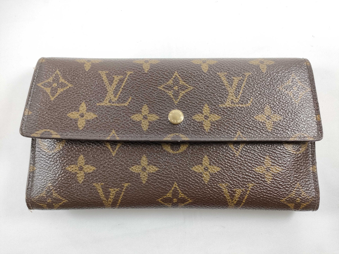 LOUIS VUITTON M 61734 Monogram Louis Vuitton Portefeuille Brazza Bi-fold Long Wallet