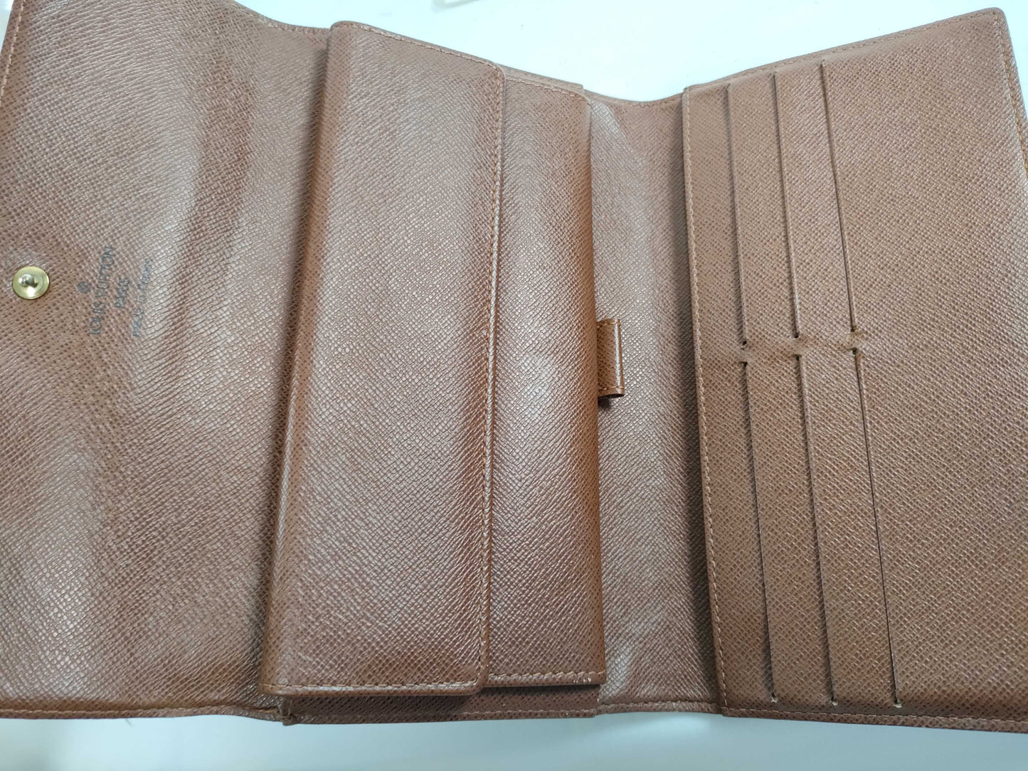 LOUIS VUITTON M 61734 Monogram Louis Vuitton Portefeuille Brazza Bi-fold Long Wallet
