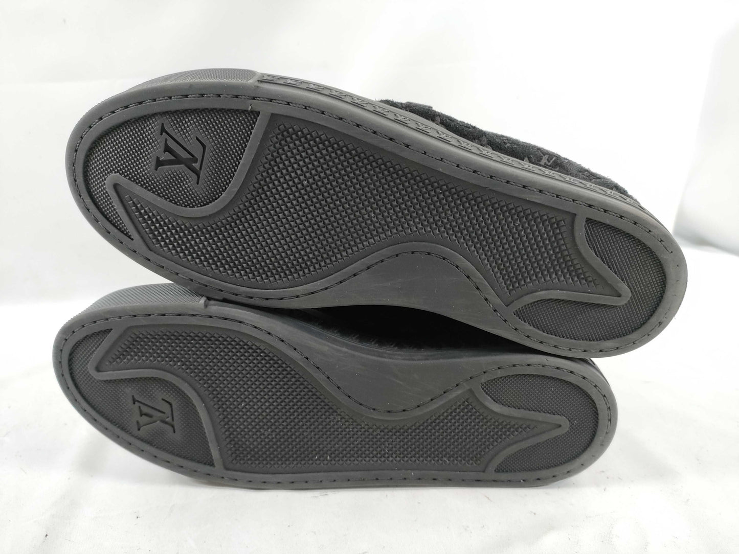 LOUIS VUITTON Louis Vuitton Women's Sneakers Black Size 37 with Dust Bag Other Shoes