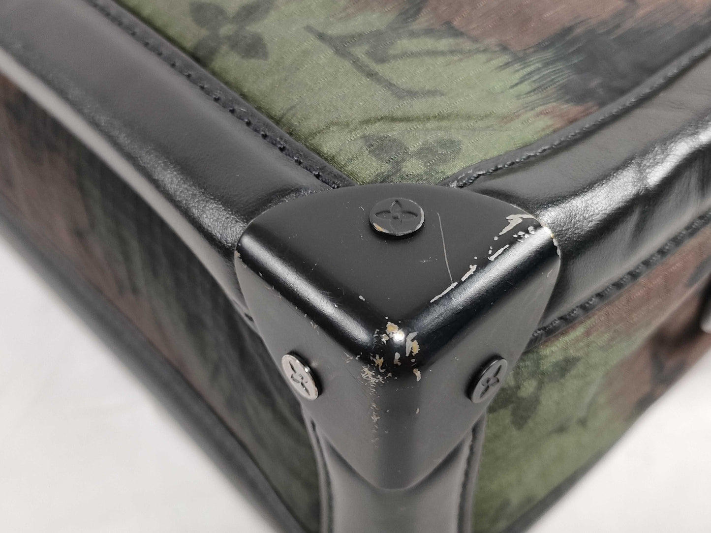 LOUIS VUITTON M 56428 Louis Vuitton LV Monogram Soft Trunk Camouflage Virgil Abloh M56428 RFID Enabled Shoulder Bag