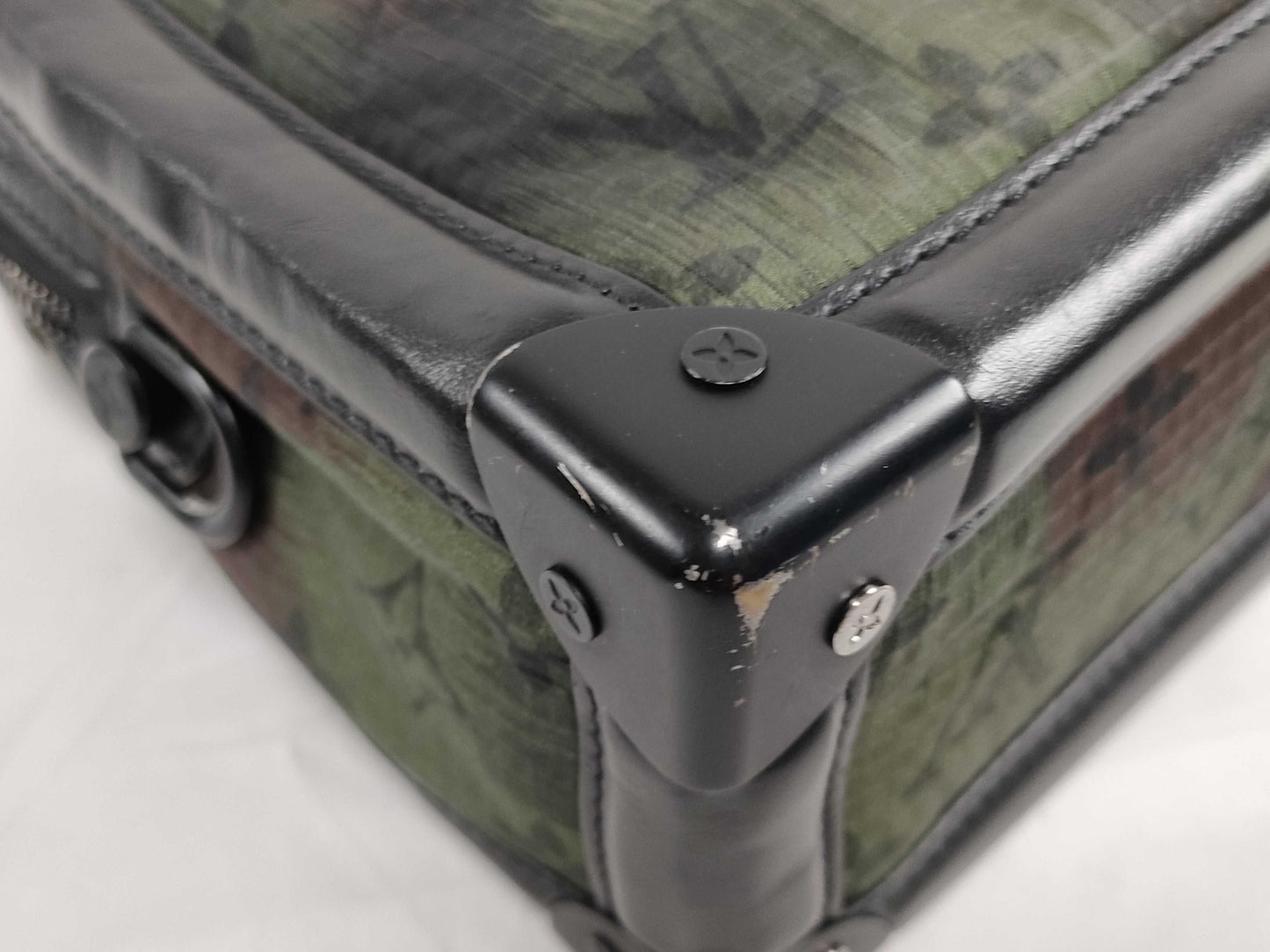 LOUIS VUITTON M 56428 Louis Vuitton LV Monogram Soft Trunk Camouflage Virgil Abloh M56428 RFID Enabled Shoulder Bag