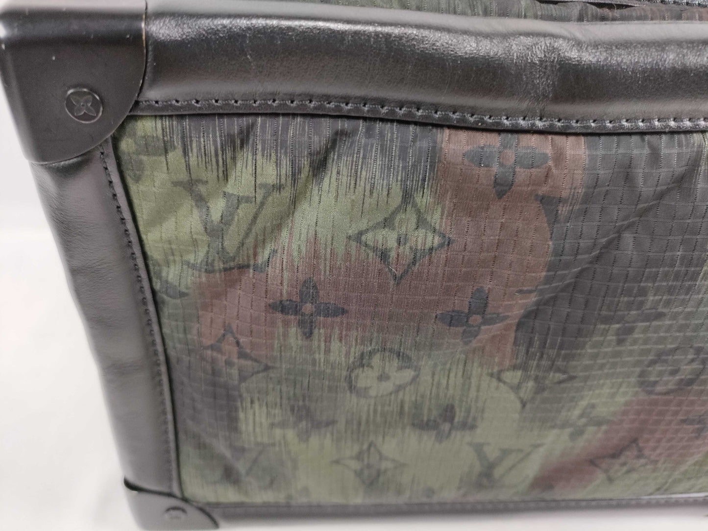 LOUIS VUITTON M 56428 Louis Vuitton LV Monogram Soft Trunk Camouflage Virgil Abloh M56428 RFID Enabled Shoulder Bag
