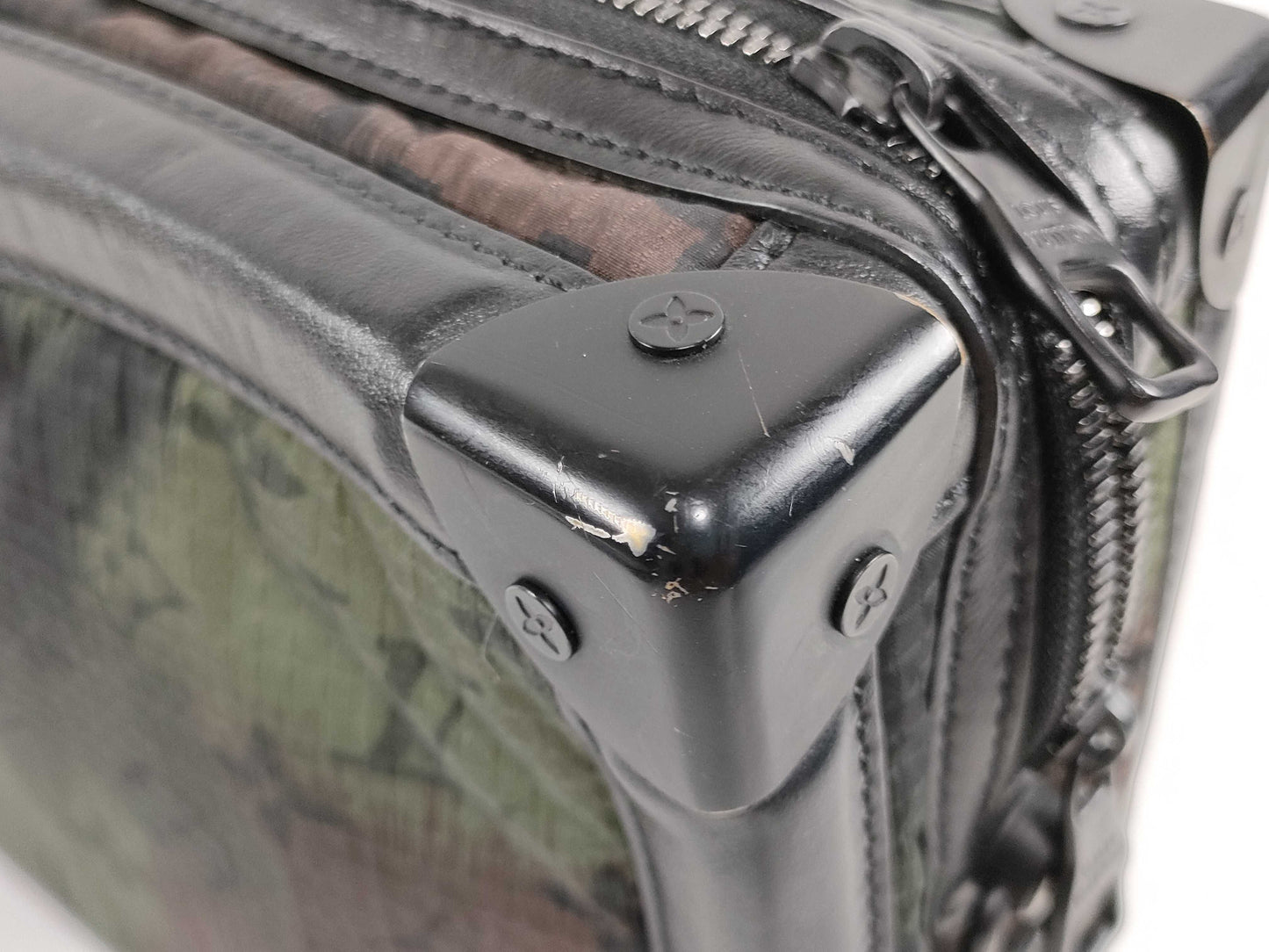 LOUIS VUITTON M 56428 Louis Vuitton LV Monogram Soft Trunk Camouflage Virgil Abloh M56428 RFID Enabled Shoulder Bag