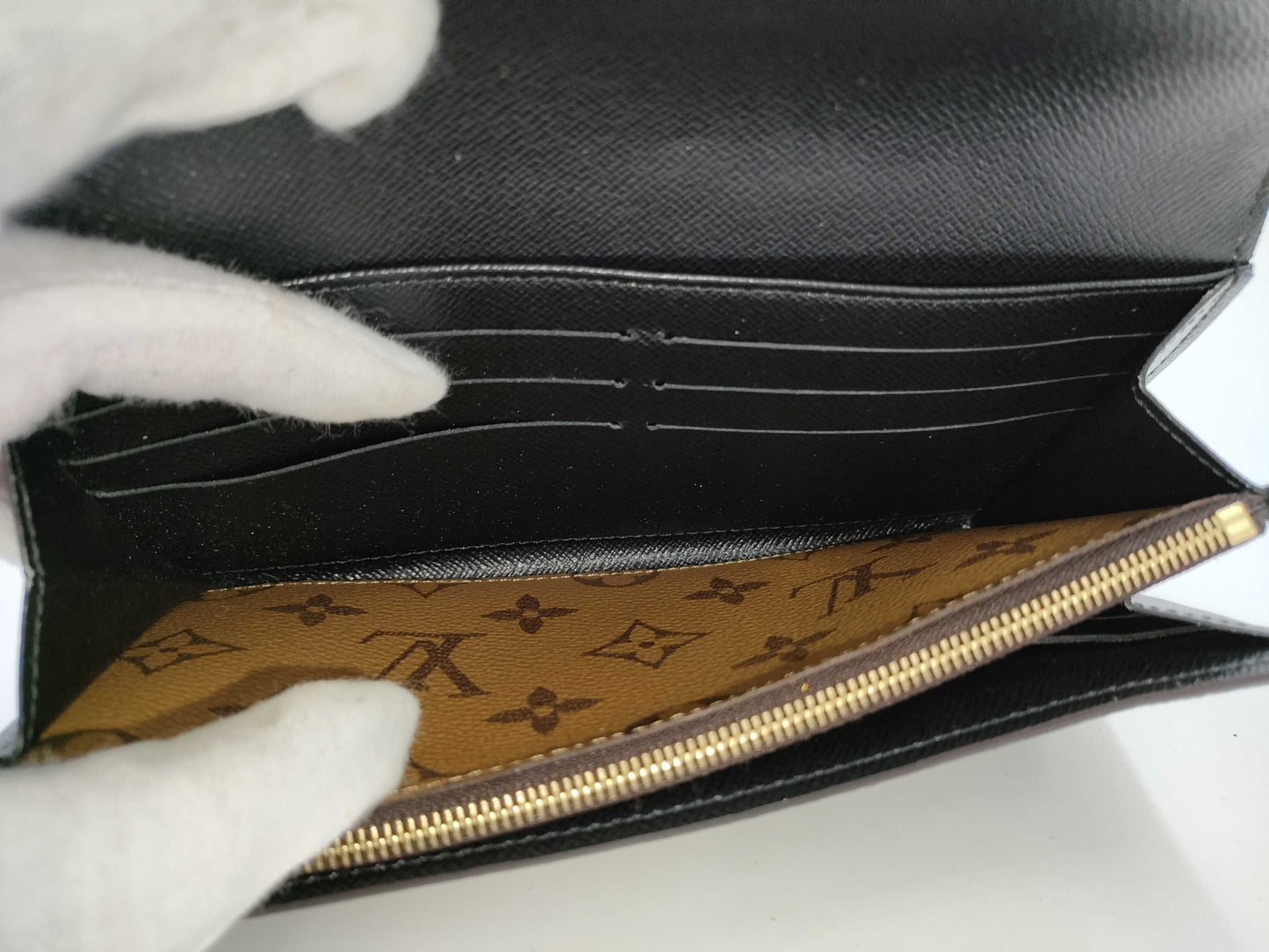 LOUIS VUITTON Louis Vuitton long wallet RFID responsive wallet