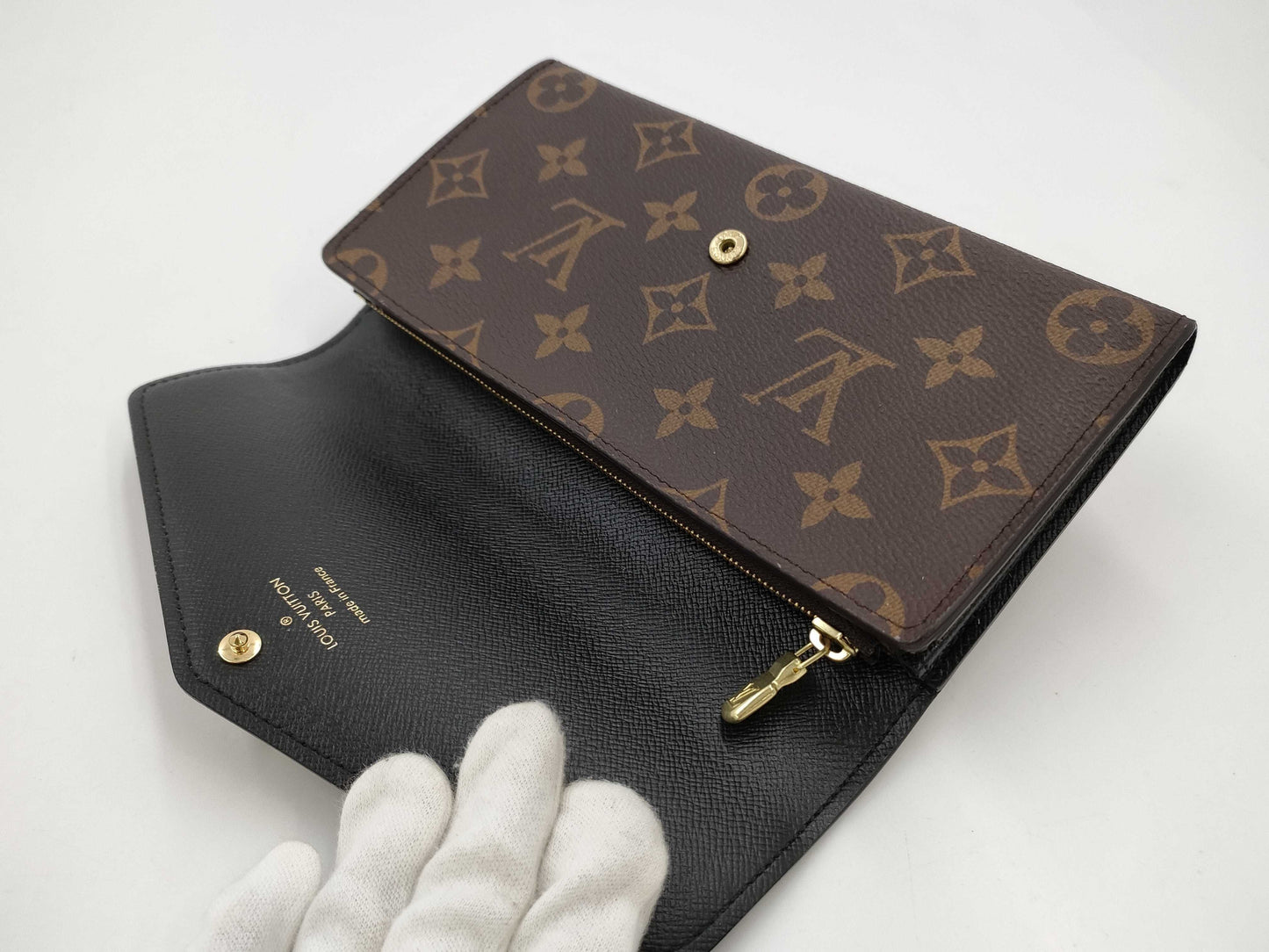 LOUIS VUITTON Louis Vuitton long wallet RFID responsive wallet