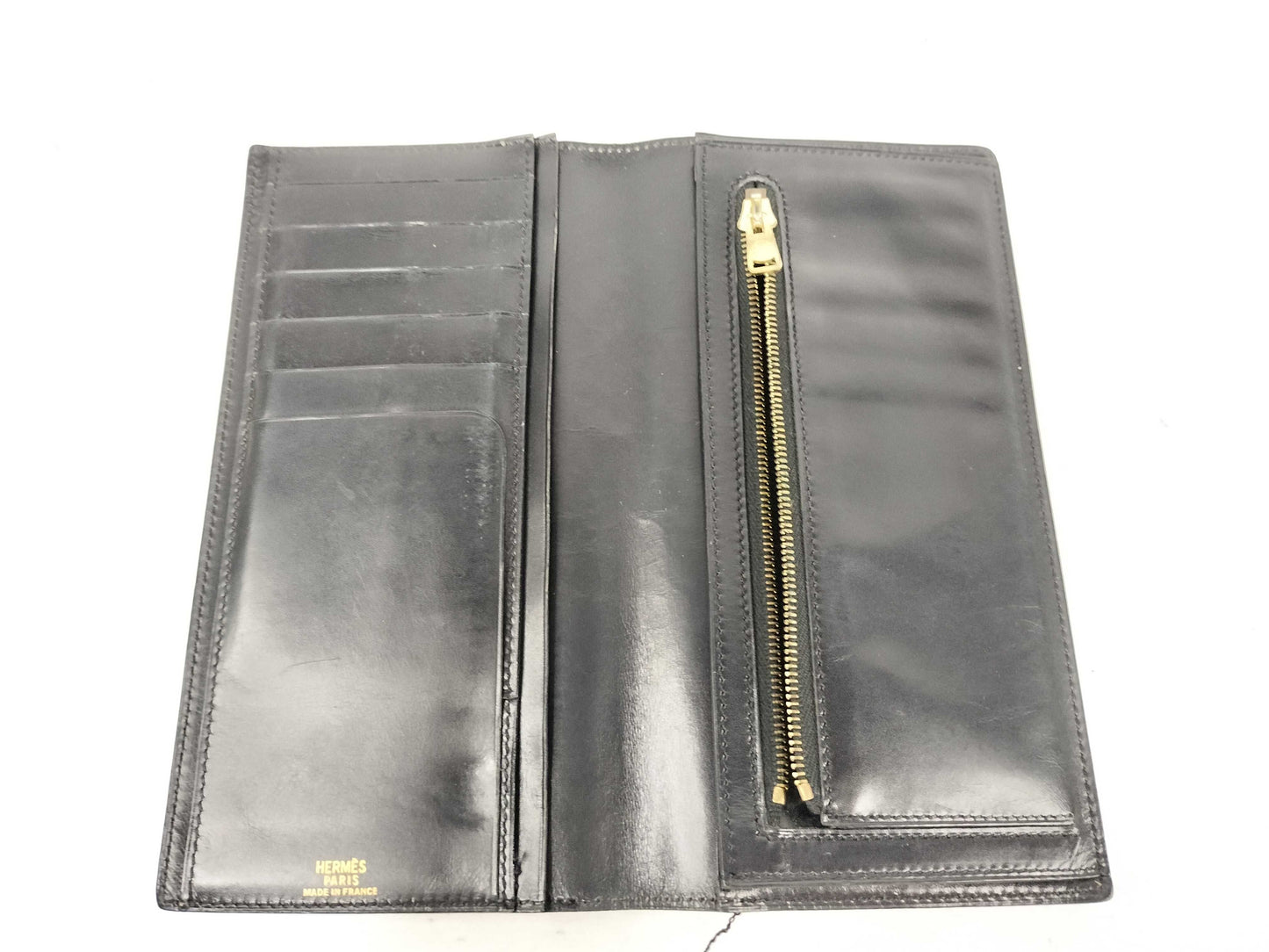 HERMES HERMES long wallet engraved wallet